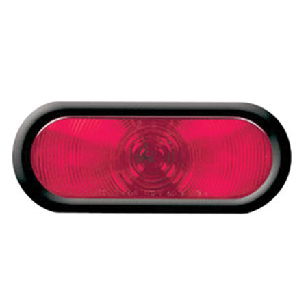 OPTRONICS Optronics ST70RK ST-70 Series Red 6" Oval Stop/Turn/Tail Light Kit ST70RK